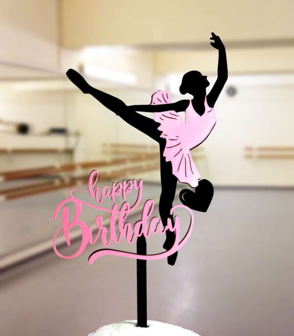 Topper cake Ballerine