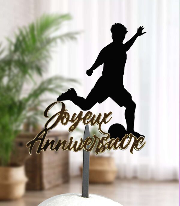 Topper cake Foot Ball