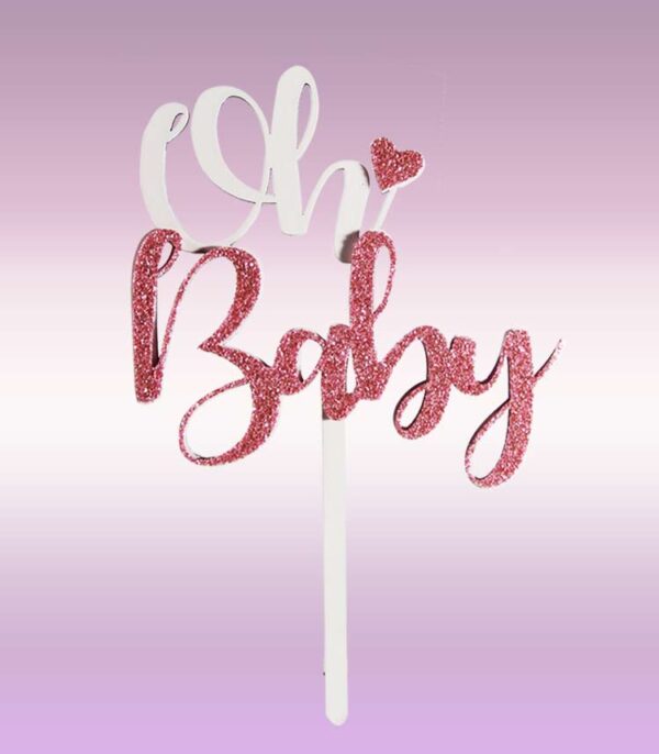 Topper cake Oh Baby Girl – Image 2