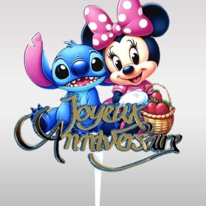 Topper Cake Stitch & Minnie