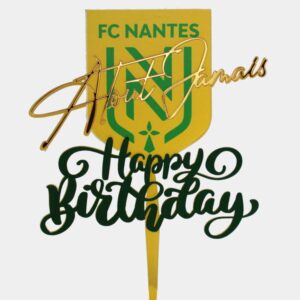 Topper Cake FC Nantes &laquo;&nbsp;Ligue1&nbsp;&raquo;