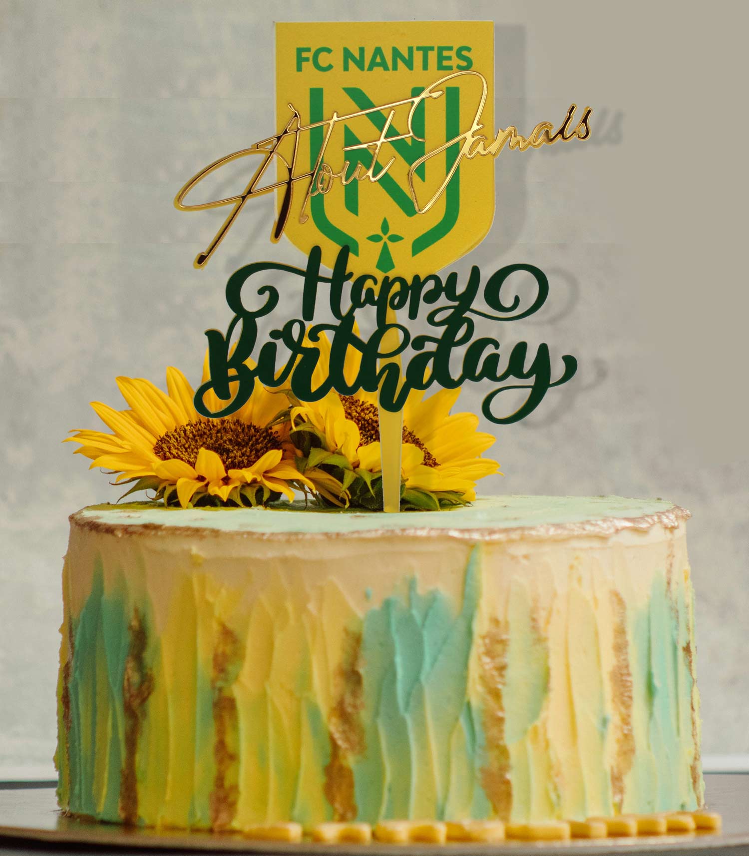 Topper cake FC Nantes
