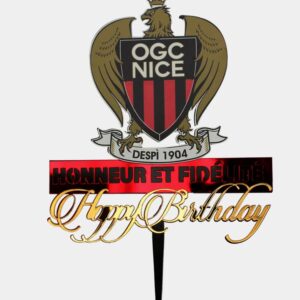 Topper Cake OGC Nice &laquo;&nbsp;LIGUE1&nbsp;&raquo;