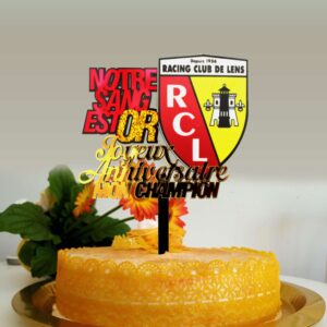 Topper Cake RC LENS &laquo;&nbsp;Ligue1&nbsp;&raquo;