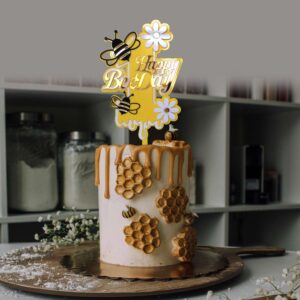 Topper Cake 1 an abeilles