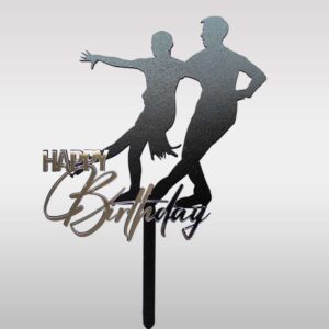 Topper Cake Patinage Couple