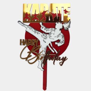 Topper Cake Karat&eacute; F&eacute;minin