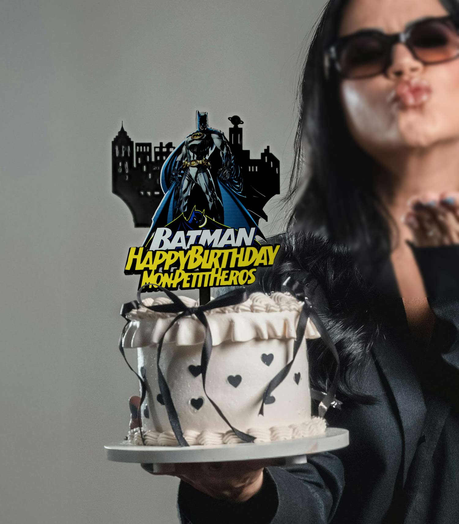 Topper Gâteau thème Batman