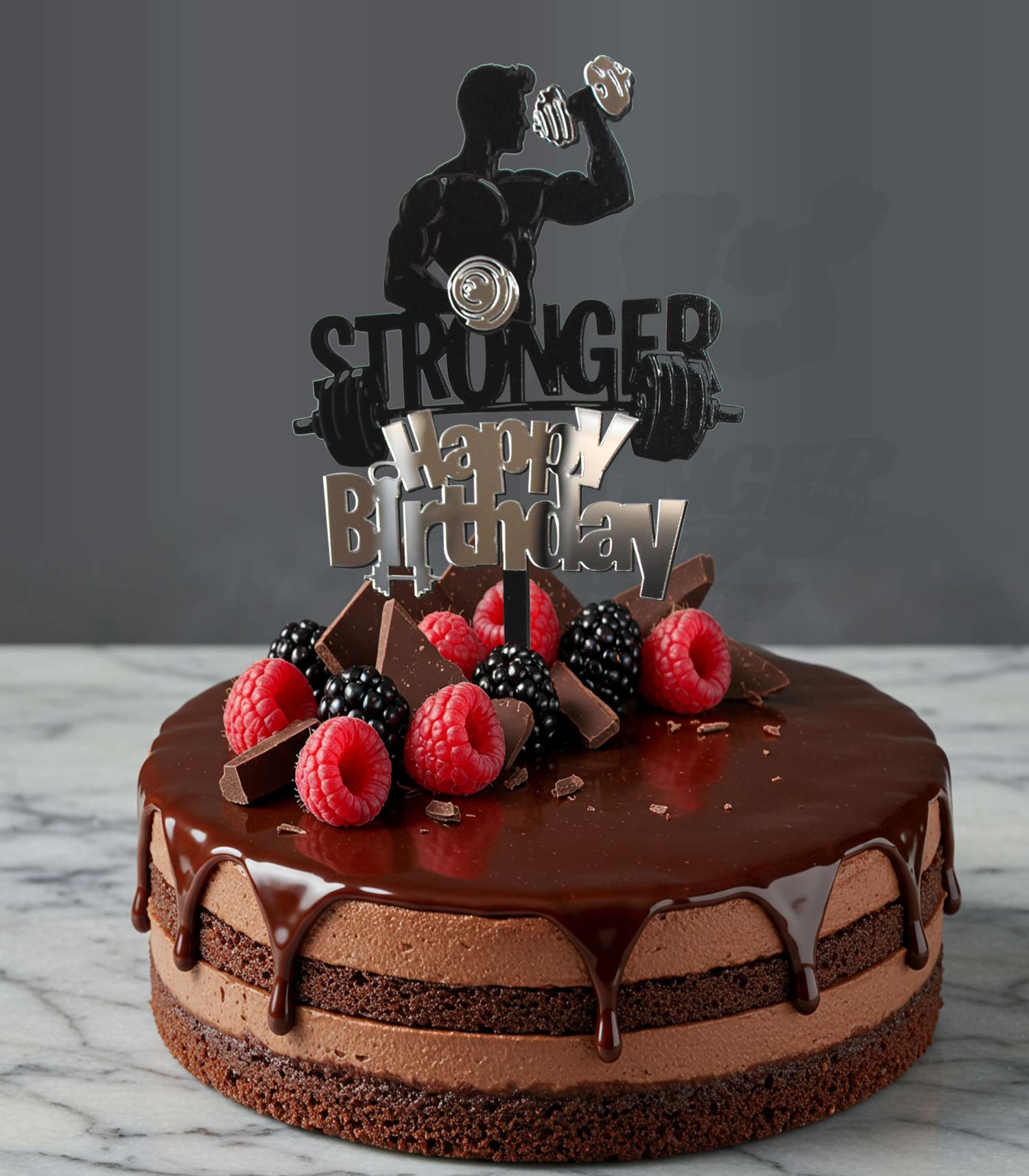 déco gâteau musculation