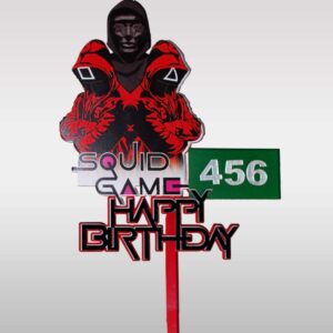 Topper Cake Squid Game