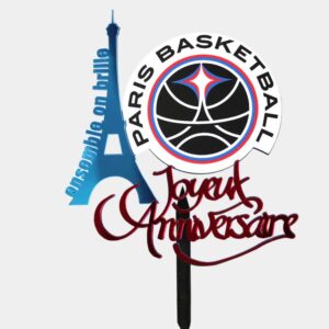 Topper Cake Paris basketball