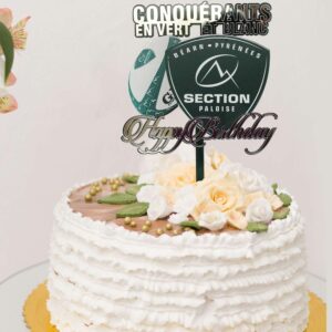 Topper cake section Paloise rugby