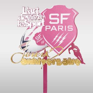 Topper Cake SF Paris Rugby